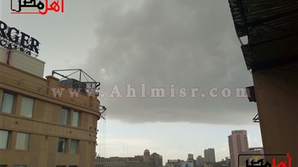 أمطار غزيرة على القاهرة