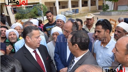 محافظ بني سويف يتفقد