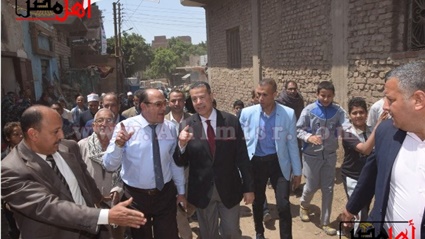 محافظ بني سويف يتفقد