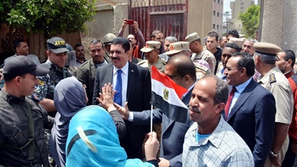 محافظ القليوبية يتفقد