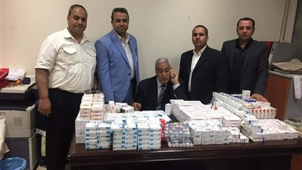 ضبط أدوية مهربة بمطار