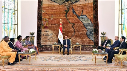 السيسى يستقبل رئيسة