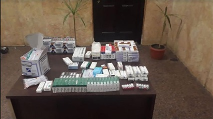 ضبط 3600 حقنة تسبب