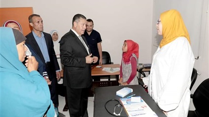 محافظ بني سويف يتفقد
