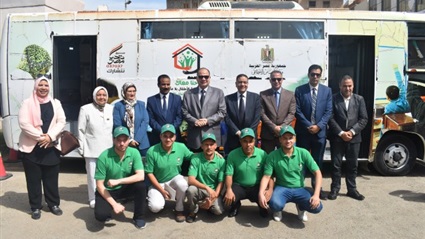 محافظ الفيوم يستقبل