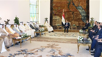 السيسي يتسلم رسالة