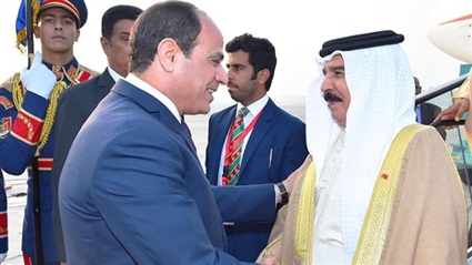 السيسي يستقبل ملك