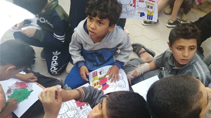 أطفال قرية تونس بالفيوم